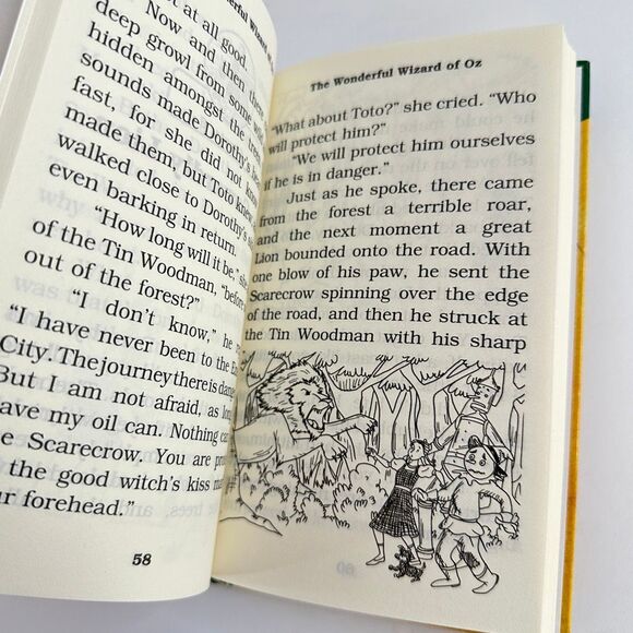 2/$8 The Wizard of Oz book by L. Frank Baum-Treasury of Illustrated Classics - Picture 3 of 9